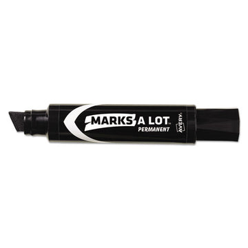 Avery® Marks A Lot Extra-large Desk-style Permanent Marker, Extra-broad Chisel Tip, Black (24148) freeshipping - TVN Wholesale